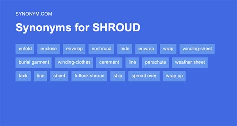 shrouded synonym|shroud synonyms and antonyms.